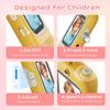 Seaonar Video Walkie Talkies for Kids - 2 Pack Long Range Walkie Talkie Rechargeable Video Intercom 2 Way Radio for Age 3-12 Boys Girls for Indoor Outdoor Camping (Pink&Yellow) view 4