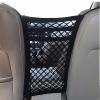 3-Layer Car Storage Net for LINCO Aviator(6seats Without armrest) 2020-2023, Stretchable Cars Seat Mesh Bag Mesh Pocket Elastic Tissue Purse Holder Netting view 1