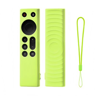 Protective Case Compatible with Redmi RC001-PM Remote Control, Shockproof, Anti-Dust Cover with Lanyard (Green)