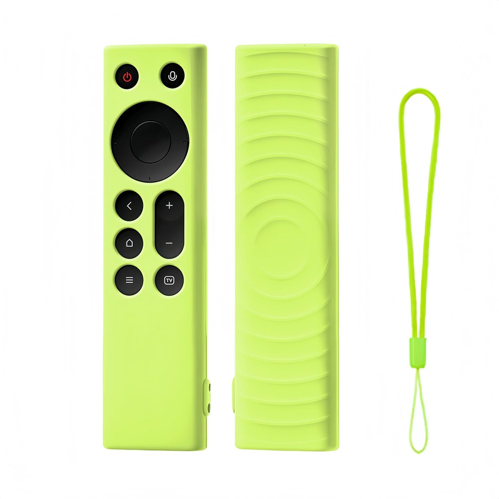 Protective Case Compatible with Redmi RC001-PM Remote Control, Shockproof, Anti-Dust Cover with Lanyard (Green)