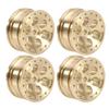 28g Brass 0.7'' Wheel Rim Hub for AXIAL SCX30 Ford Bronco 4X4 SCX30 Jeep Wrangler JLU 4X4 RC Crawler Car Upgrade Parts(A) view 3