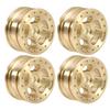 28g Brass 0.7'' Wheel Rim Hub for AXIAL SCX30 Ford Bronco 4X4 SCX30 Jeep Wrangler JLU 4X4 RC Crawler Car Upgrade Parts(A) view 4