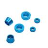 9IMOD Metal Steering Cups Gasket Front Steering Cups Gasket 1/10 Tamiya TT02 Gasket Kit for 1/10 Tamiya TT02 RC Car Upgrade Part(Blue) view 2