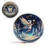 Tooth Fairy Coins for Girls, Lucky Coin Gift for Children with Tooth Loss, Blue Enamel Toothfairy Gifts for Kids(Silver Rim) view 1