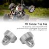 RC Shock Absorber Top Cap Aluminum Alloy RC Damper Cap Protector for Tenacity Pro 1/10 2pcs (Ti Color) view 2
