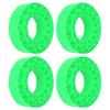 Fabater Silicone Tire Inserts, Soft 106 x 42mm Fit for SCX10 III Vibrant Color 1.9in Tire Foam Set with Easy Install Enhanced Grip Traction, Replaces Inserts for 1.9 Inch Tires (Green) view 1