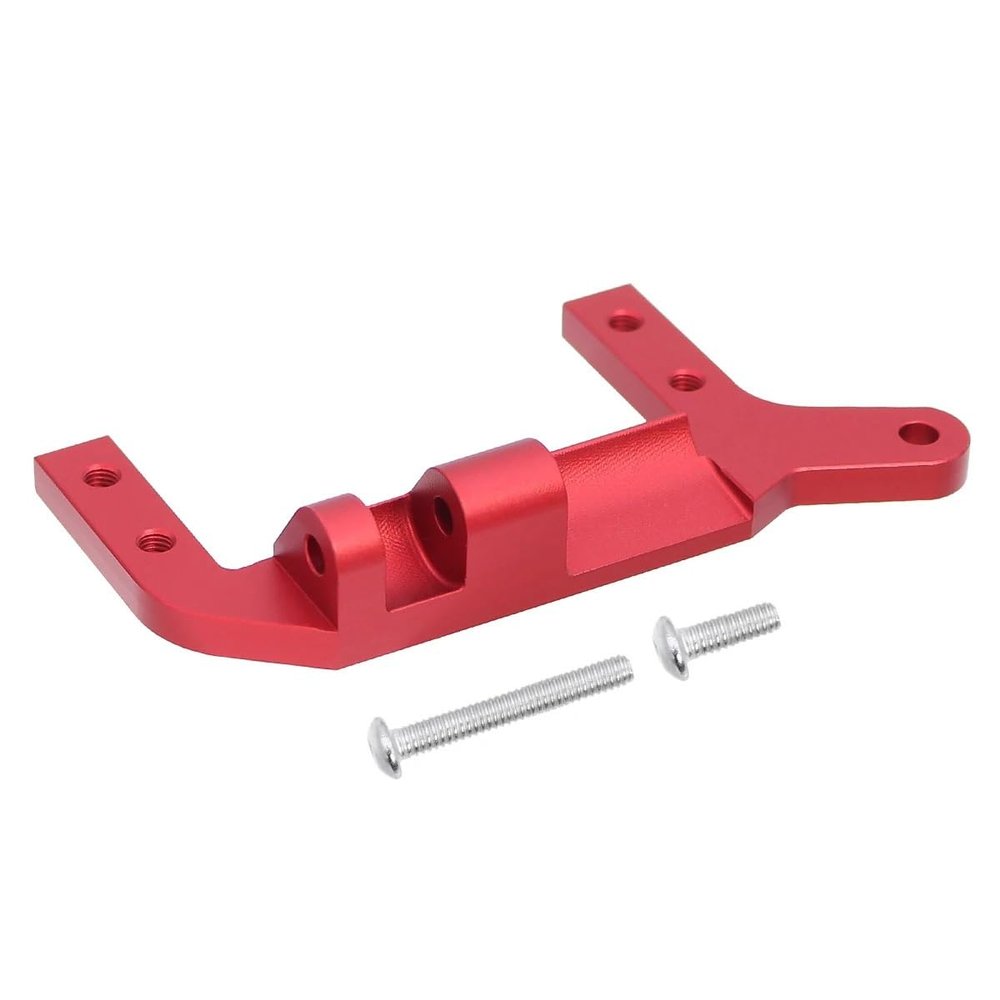 Aluminium Alloy Servo Mount Brackets Stand for TRX4 Axle Bracket for 1/10 RC Crawler Car TRX4 Upgrade Parts(Red)