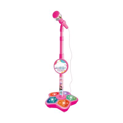 Kids Microphone - Led Light Portable Toy, Microphone Speaker Set with Stand, Karaoke Microphones for Singing Podcast Play | Creative Gift for Birthday Christmas Party Streaming Studio Teens Family Fun