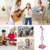 Kids Microphone - Led Light Portable Toy, Microphone Speaker Set with Stand, Karaoke Microphones for Singing Podcast Play | Creative Gift for Birthday Christmas Party Streaming Studio Teens Family Fun view 4