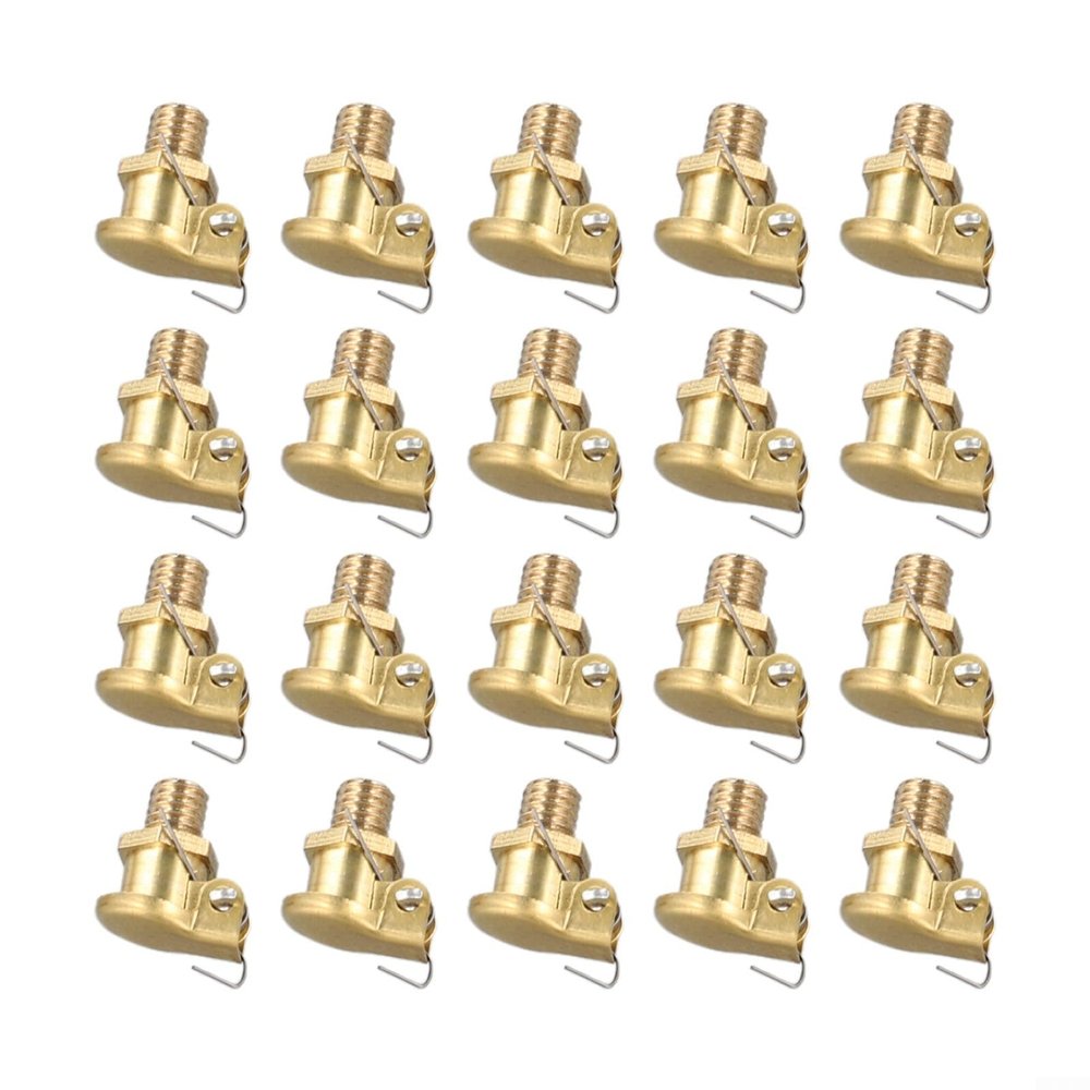 Startbuymore Brass Grease Oil Cup With Spring Flip Cap, M6x1mm Thread, 20 Pcs For Hit Mizs Engines