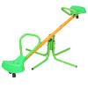 360 Degree Rotation Outdoor Spinning Seesaw Sit for Ages 3-8, Toddler Seesaw Sit and Spin Teeter Totter Outside, Outdoor Playground Equipment Swivel Teeter Totter for Backyard (Spin Teeter Totter) view 1