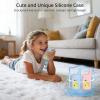 Anbte Video Walkie Talkies for Kids with Screen, Rechargeable 2 Pack with Cute Protective Case, 6 Voice Changers Long Range Two Way Radio Toy, Birthday Camping Gifts for Boys Girls Ages 3-8, Blue&Pink view 2