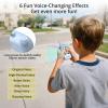 Anbte Video Walkie Talkies for Kids with Screen, Rechargeable 2 Pack with Cute Protective Case, 6 Voice Changers Long Range Two Way Radio Toy, Birthday Camping Gifts for Boys Girls Ages 3-8, Blue&Pink view 3
