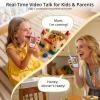 Anbte Video Walkie Talkies for Kids with Screen, Rechargeable 2 Pack with Cute Protective Case, 6 Voice Changers Long Range Two Way Radio Toy, Birthday Camping Gifts for Boys Girls Ages 3-8, Blue&Pink view 4