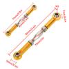 Aluminum Alloy Adjustable Push Rods Turnbuckle Rod Linkage for RC Car Upgrade Kit (Gold) view 4