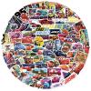 100 Pcs Car Theme Cartoon Stickers, Movies Cute Stickers, Can Be Used to Customize Items Like Phones, Tablets, Water Bottles, Guitars, Suitcases, Scooters, and More Into Your own Unique Possessions. view 1