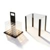 Clear Acrylic Poker Chip Case with 10 Trays, 1000 Chips Capacity Poker Chip Carrier Holder for Chips & Clay Chips, Tray Rack Chip Storage Display Case for Texas Hold'em, Blackjack, Poker Clubs view 3