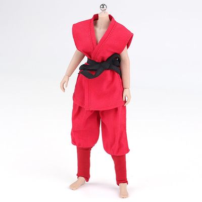 1/12 Scale 6-inch Ninja Vest + Jacket + Pants for 6" Body Action Figure, Ninja Outfit Set Action Doll Clothes for Action FiguresNo Figure
