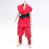 1/12 Scale 6-inch Ninja Vest + Jacket + Pants for 6" Body Action Figure, Ninja Outfit Set Action Doll Clothes for Action FiguresNo Figure view 1