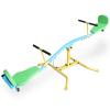 360 Degree Rotation Outdoor Kids Spinning Seesaw with Backrest for Age 3-8, Spin Teeter Totter Outdoor Playground Equipment Swivel Teeter Totter for Backyard (Spin Teeter Totter with Backreset) view 1