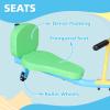 360 Degree Rotation Outdoor Kids Spinning Seesaw with Backrest for Age 3-8, Spin Teeter Totter Outdoor Playground Equipment Swivel Teeter Totter for Backyard (Spin Teeter Totter with Backreset) view 3