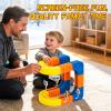 Electric Train Set for Kids, 3D Flexible Racing Car Track Set for Kids 4 5 6 7 8 Yrs Old, Electric Gravity Defying Car, STEM Educational Building Train Toys for Boys & Girls Birthday Gift(Starter Set) view 3