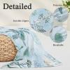 Toddler Pillow Covers 16x24 Inch, Coastal Turtle Decorative Pillowcase with Zipper, Microfiber Pillow Protector, Beach Nautical Seashells Seaweed Coral Breathable Throw Pillowcases for Sofa Bed view 3