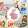 2026 New Hopping Rabbit Interactive Electronic Pet Plush Bunny Toy,with Sounds Movements Animated Walking Wiggle Ears Twitch,Shaking Ears for Boy Girl view 4