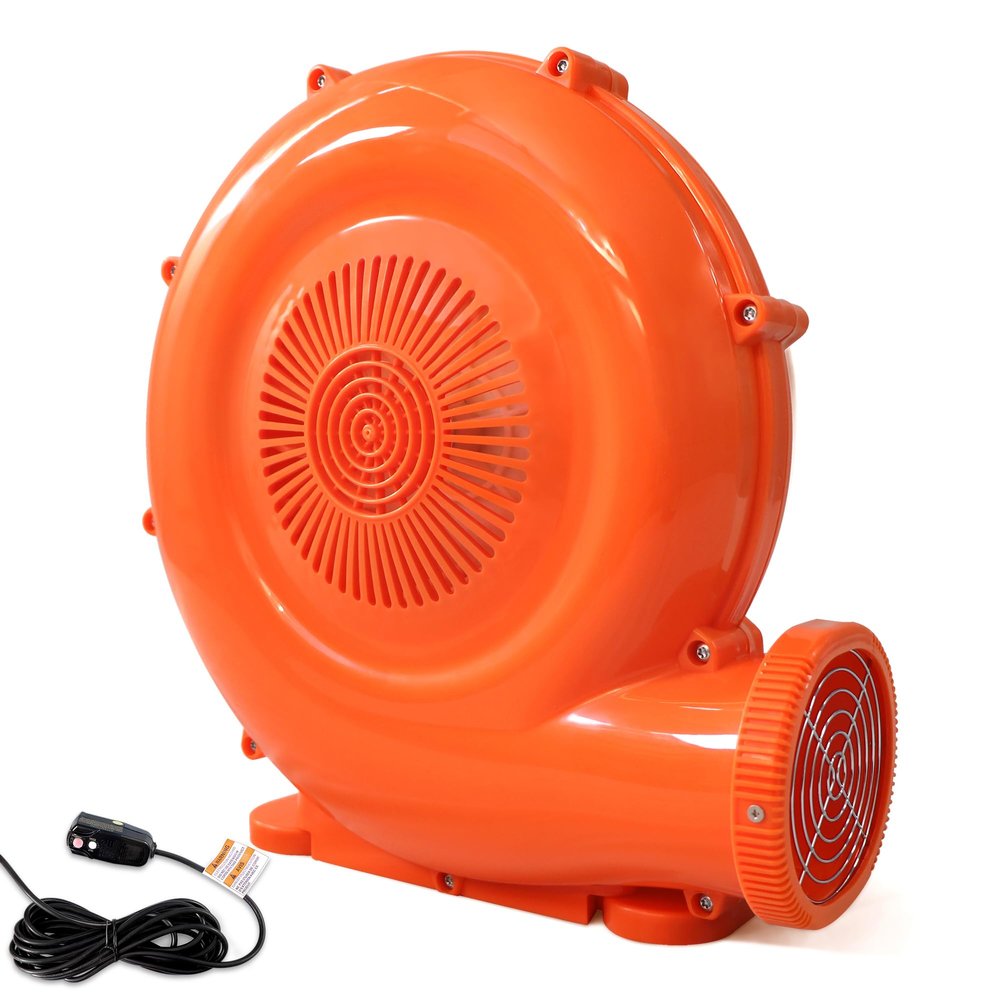 Easyair Air Blower for Bounce House, 850W with GFCI Plug, 25FT Long Power Cord, Waterproof Switch Cover, High Efficiency Inflatable Blower for Bouncy Castle, Water Slides, Outdoor Inflatables