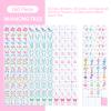 2026 American Mahjong Set Complete with Blue Carrying Bag, 160 Pink Cute Mahjong Tiles, 4 All-in-One Transparent Mahjong Racks with Pushers, Majiang Tile Set view 2