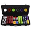 ANCHSAIL 500PCS Ceramic Poker Set, 10g 39mm, for Texas Hold'em Blackjack view 1