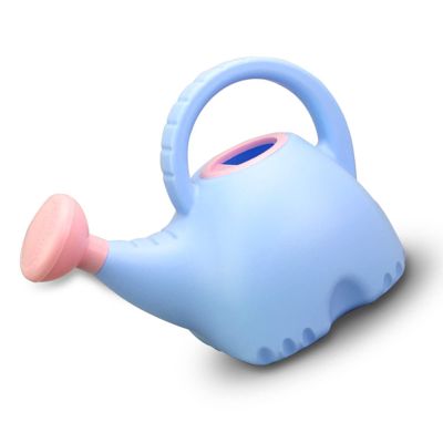 Yechiry Children Watering Can, Elephant Shape Cute Plastic Watering Kettle 1.5L, with Smooth Fine Appearance, for Kids Gardening Toy (Blue)