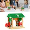 Creative Wooden Track Barrier Station Accessory for Kid-s Building Fun and Easy Tool Free Assembly view 3