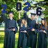 Graduation Yard Signs Class of 2026, 14 PCS Large Blue Graduation Yard Decorations with Lawn Stakes, Congratulations Outdoor Grad Decor Party Supplies Favors for High School, College & High School view 4