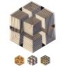 2026 Premium Hexagon Twist Illusion, 3D Printed Hexagonal Fractal Fidget Toy, The Twist Illusion Sensory Gadget, for Office Desks as a Stress-Relief Gifts (#C) view 1