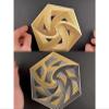 2026 Premium Hexagon Twist Illusion, 3D Printed Hexagonal Fractal Fidget Toy, The Twist Illusion Sensory Gadget, for Office Desks as a Stress-Relief Gifts (#C) view 3