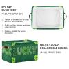 Aslsiy Storage Basket St Patrick's Day Luck Four-leaf Clover (14) Nursery Bins Baby Canvas Box Clothes Shelf Basket Laundry Hampers 1 Pcs view 2