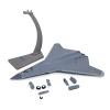 ZEZEFUFU 1:144 Alloy China Shenyang Aircraft Corporation Sixth Generation Fighter Jet J-50 Model Aviation Science Exhibition Model view 1