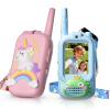 Video Walkie Talkies for Kids, 2 Pack Rechargeable Walkie Talkies with Screen & Voice Changer,1000 Feet Range,Indoor Outdoor Toys for Camping Hiking, Birthday Gifts for Boys Girls Ages 3-12 view 1