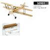 AEORCACC S09 1400mm55inch Balsa Wood Biplane RC Airplane Kit - 4CH Easy Training Model Wooden Assembly RC Aircraft Remote Control Model Kit view 2