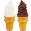 2 Pcs Fake Ice Cream, Lifelike Plastic Food Cone Prop, Artificial Dessert Display Model for Photography Decorations view 1