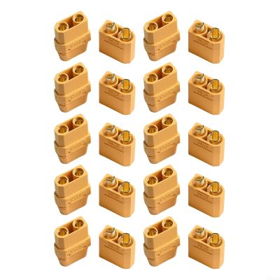 Minhe Set Of 20 For XT90 Connectors Male And Female For RC Projects With 90A Current Rating And Secure Fit For Power Connections