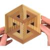 2026 Premium Hexagon Twist Illusion, 3D Printed Hexagonal Fractal Fidget Sensory Gadget, Irritability and Relaxation, Hypnotic Fidget Toy for Stress Relief, Funny Pocket Gifts (Gold) view 1