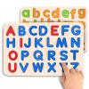Silicone Letter Tracing Mat, Double-Sided Textured ABC Learning Toy view 1