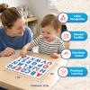 Silicone Letter Tracing Mat, Double-Sided Textured ABC Learning Toy view 4