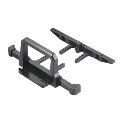 Aluminum Bull Bar TRX4 Classic Front Rear Bumper with Winch Tow Hook Mount for 1/10 RC-4 Defender Upgrade New 2026 High for Reliable Electronic Component, Precision, Stable Performance