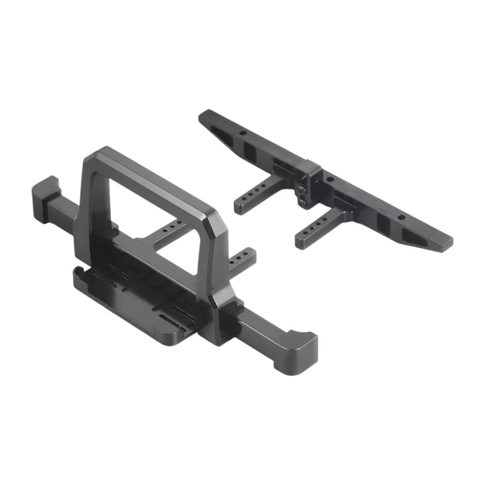 Aluminum Bull Bar TRX4 Classic Front Rear Bumper with Winch Tow Hook Mount for 1/10 RC-4 Defender Upgrade New 2026 High for Reliable Electronic Component, Precision, Stable Performance