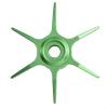 Modified for Abu Max Series Brake for B3 B4 P3 P4 P5 Water Droplet Wheel, Aluminum Alloy Six Star Brake Replacement Accessory, Compatible with Black Red Gold(Green)(Left Hand) view 1