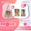 Video Walkie Talkies for Kids, Kids Walkie Talkies with Screen & Voice Changer, 1000 Feet Range, 2 Pack Rechargeable Walkies Talkies for Indoor Outdoor Games, Camping, Hiking for Boys Girls (Pink) view 2