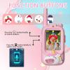 Video Walkie Talkies for Kids, Kids Walkie Talkies with Screen & Voice Changer, 1000 Feet Range, 2 Pack Rechargeable Walkies Talkies for Indoor Outdoor Games, Camping, Hiking for Boys Girls (Pink) view 3